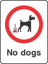 No Dogs Sign A